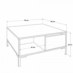 Kent SHP-660 – שולחן סלון עם מגירה Kent SHP-660 – שולחן סלון עם מגירה