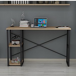 שולחן כתיבה ועבודה עם מדפי צד Tudo Design דגם כרמל שולחן כתיבה ועבודה עם מדפי צד Tudo Design דגם כרמל